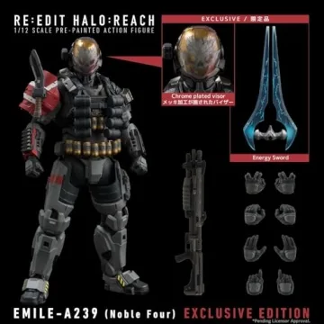 1000 Toys Halo: Reach EMILE-A239 Exclusive 1:12 Action Figure