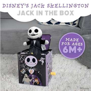 KIDS PREFERRED Disney Baby The Nightmare Before Christmas Jack Skellington Classic Jack in The Box M...
