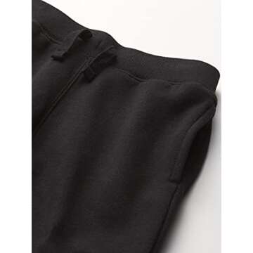 The Children's Place Baby Boys and Toddler Uniform Active Fleece Jogger 2-Pack Pants, Black 2 Pack, 2T US