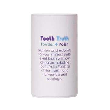 Organic Tooth Truth Powder Polish for Natural Dental Care