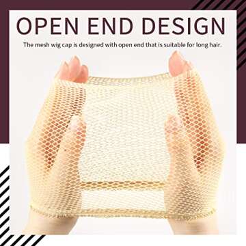 FANDAMEI Wig Caps Net - Comfortable, Durable, and Versatile!