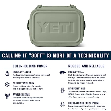YETI Hopper Flip 8 Durable Portable Outdoor Cooler