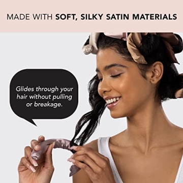 Kitsch Satin Heatless Curling Rods for Effortless Curls