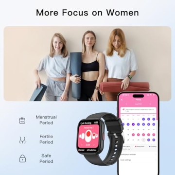 Smartwatch with Fitness Tracking and Bluetooth Call Features