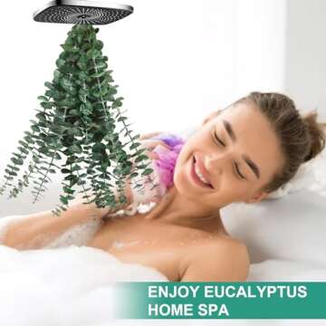 10 Pcs Dried Eucalyptus Stems - Perfect for Home Spa & Decor