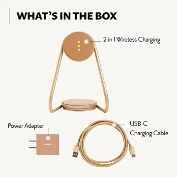 COURANT MAG:2 Luxe Multi-Device Charger with Italian Leather