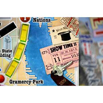Ticket to Ride New York Board Game - Train Route-Building Strategy Game, Fun Family Game for Kids & Adults, Ages 8+, 2-4 Players, 10-15 Minute Playtime, Made by Days of Wonder
