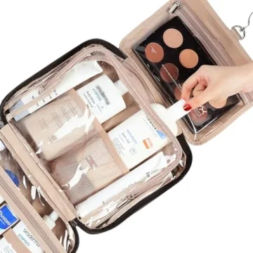 NISHEL Toiletry Bag for Women Large Capacity Organizer