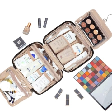 NISHEL Toiletry Bag for Women Large Capacity Organizer