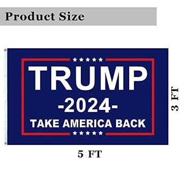 Donald Trump 2024 Flags - Vibrant 3x5FT Pack of 2