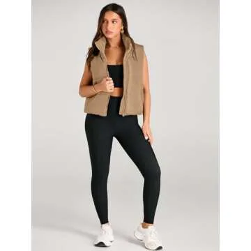 Chic AUTOMET Women’s Puffer Vest for Stylish Winter Wear