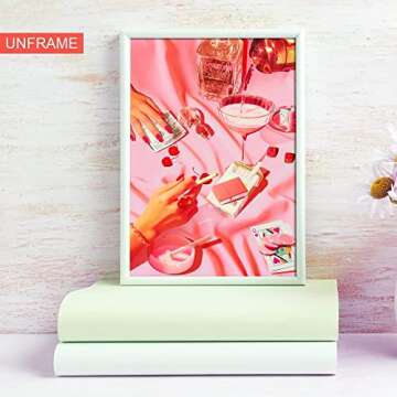 Trendy Pink Posters for Room Aesthetic Canvas Wall Art