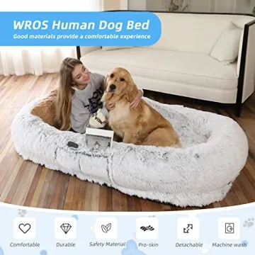 WROS Human Dog Bed Comfort for You and Pets