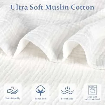 Hooyax Muslin Baby Lounger Cover - Soft Organic Cotton