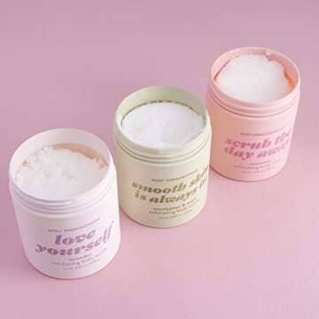 Body Prescriptions Exfoliating Body Scrub – Body Cleanser for Nourished, Ultra-Smooth Skin, Lavend...