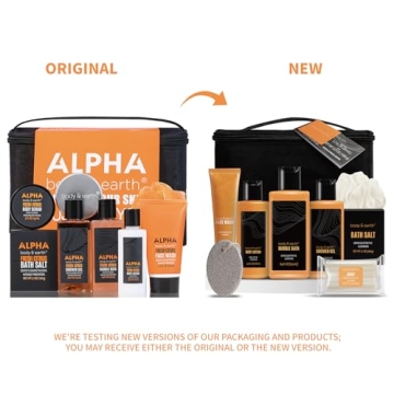 Citrus Bath & Body Gift Set for Men - Luxury Basket