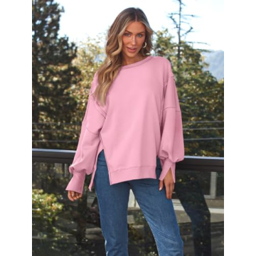 Trendy Queen Oversized Crewneck Sweatshirt for Women