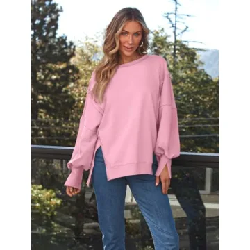 Trendy Queen Oversized Crewneck Sweatshirt for Women