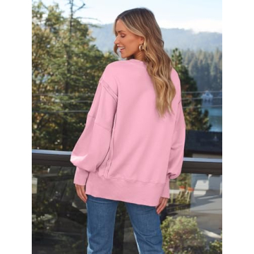 Trendy Queen Oversized Crewneck Sweatshirt for Women