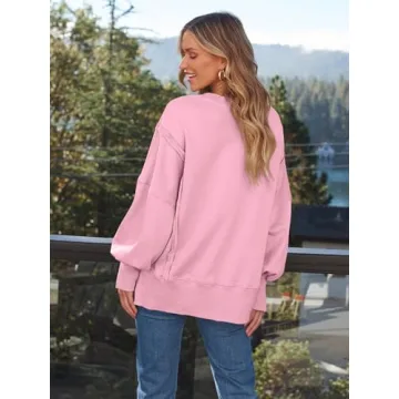 Trendy Queen Oversized Crewneck Sweatshirt for Women