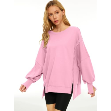 Trendy Queen Oversized Crewneck Sweatshirt for Women