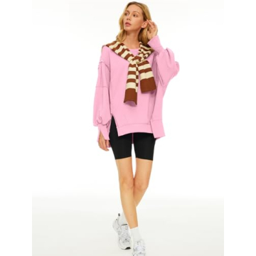 Trendy Queen Oversized Crewneck Sweatshirt for Women