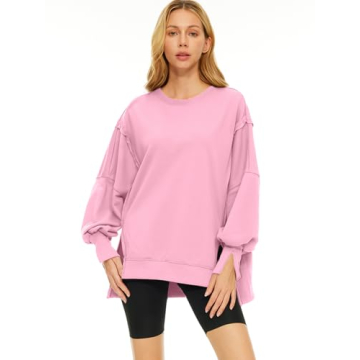 Trendy Queen Oversized Crewneck Sweatshirt for Women