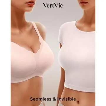 Vertvie Wireless Seamless Bra for Comfort and Style