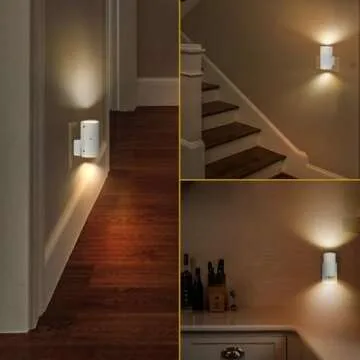 Night Light, Led Night Lights Plug into Wall, Sensor Dusk To Dawn, 0-100 LM Dimmable Night Lights, 3000K Soft White, Modern Night Lights for Bathroom Bedroom Kitchen Toilet Hallway Stairway, 2 Pack