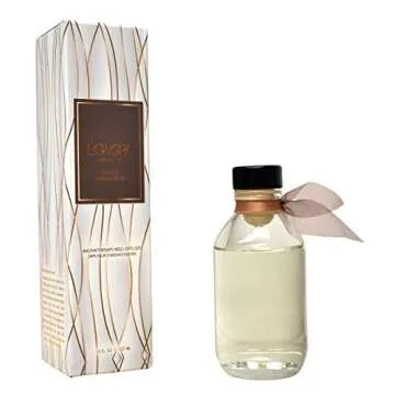 LOVSPA Smoked Vanilla Bean Reed Diffuser Set - Elegant Aromatherapy Home Fragrance