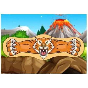 Kids Scary Fun Dino Bandages That Hug! Latex Free Bandages Bulk Pack Kids Favorite Dinosaurs, T-Rex, Sabretooth Tiger, Triceratops, Prehistoric Shark! Dino Band, Aids Kids Wound Healing (100 Ct Box)