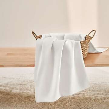 TILLYOU Cotton Toddler Pillowcases - 2 Pack Super Soft Kids Travel Pillow Cases Envelope Closure for Boys Girls, 14.5x20 Inches, White