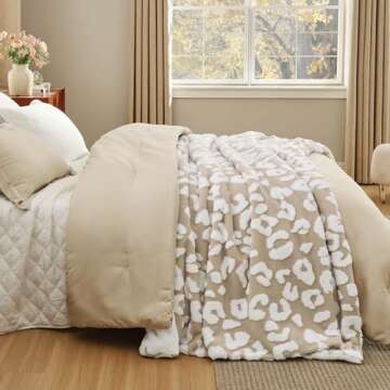 Cozy Bedsure Sherpa Blanket Warmth and Style for All