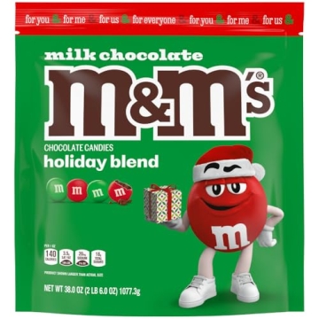 M&M'S Christmas Milk Chocolate Bulk 38 oz Bag