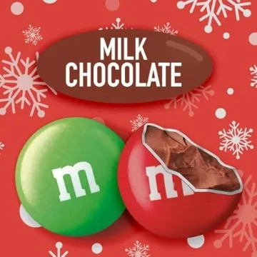 M&M'S Christmas Milk Chocolate Bulk 38 oz Bag