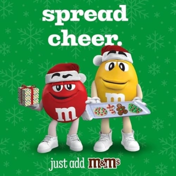 M&M'S Christmas Milk Chocolate Bulk 38 oz Bag