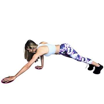 FLEXI MUSCLES Core Sliders Dual Sided Sliding Discs for Use on All Floors. Our Core Sliders are ideal for Abs exercises, Yoga, Pilates and Home Workouts.