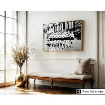 Vintage New York Chorus Line Art - Perfect Wall Decor Gift