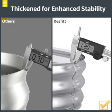 Kesfitt Raised Garden Bed Kit,Outdoor Galvanized Planter Boxes with Safety Edging and Gloves,Large Metal Beds for Gardening Vegetables,Fruits,Flower(6x3x1FT)