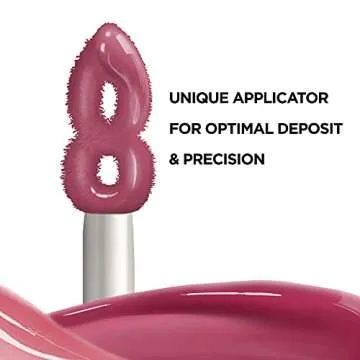 L'Oreal Paris Infallible Pro Gloss Plump Lip Gloss with Hyaluronic Acid, Long Lasting Plumping Shine, Lips Look Instantly Fuller and More Plump, Gleam, 0.21 fl. oz.