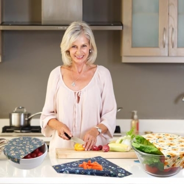 Reusable Beeswax Food Wraps - Eco-Friendly 9 Pack