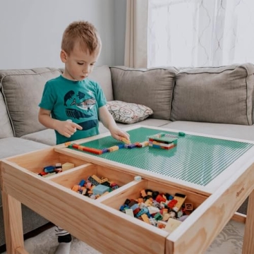 Papablic 2 in 1 Kid Activity Table for Creative Play