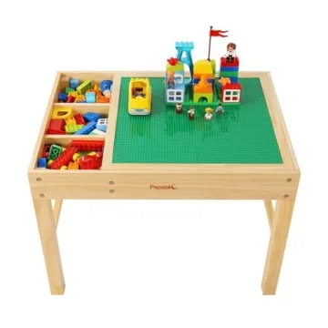 Papablic 2 in 1 Kid Activity Table for Creative Play
