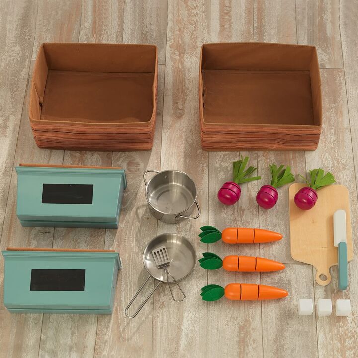 Wooden Farm to Table Play Kitchen for Kids