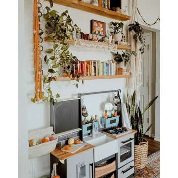 Wooden Farm to Table Play Kitchen for Kids