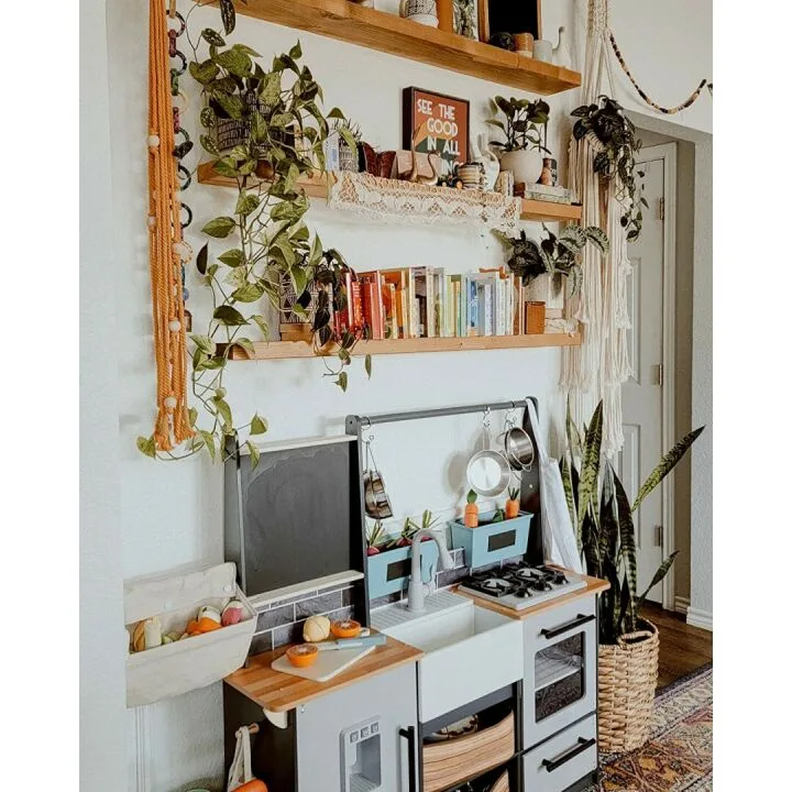 Wooden Farm to Table Play Kitchen for Kids