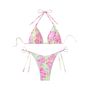 Stylish SweatyRocks Triangle Bikini for Women