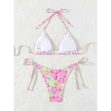 Stylish SweatyRocks Triangle Bikini for Women