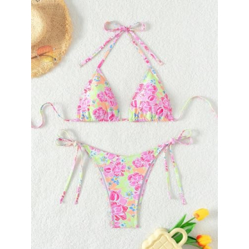 Stylish SweatyRocks Triangle Bikini for Women