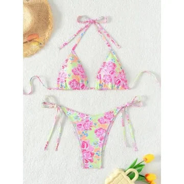 Stylish SweatyRocks Triangle Bikini for Women